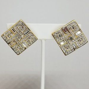 Swarovski Rhinestone Crystal Earrings
